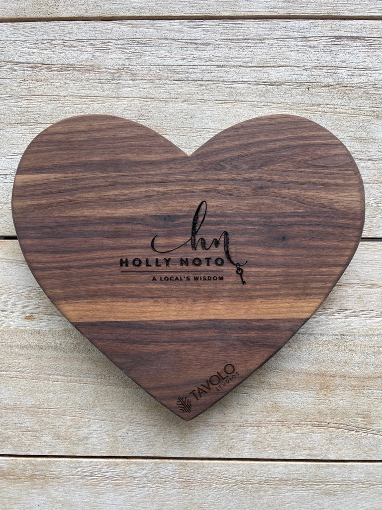 Heart board (Walnut)