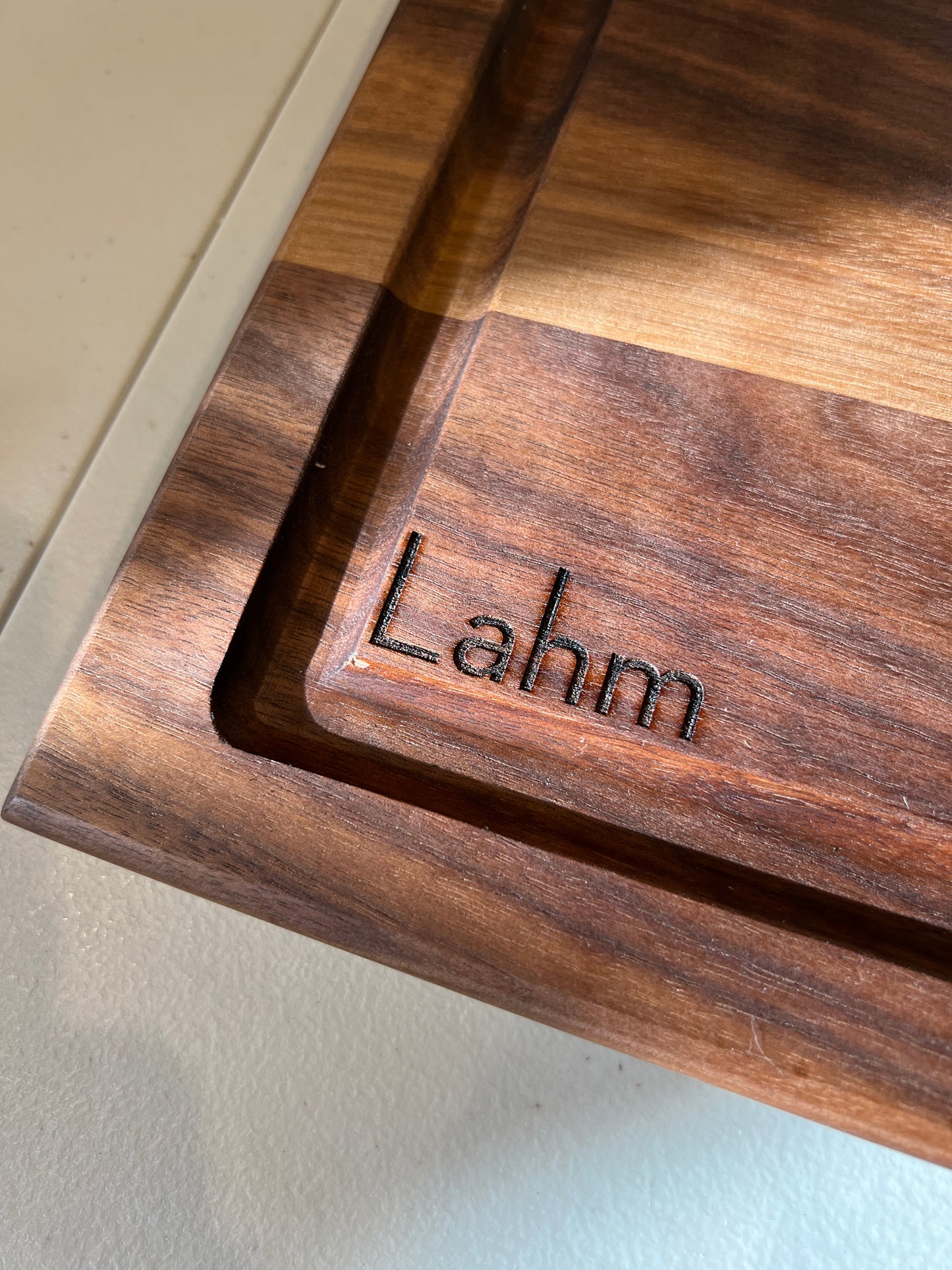 Cutting Board with a DEEP Juice Groove (Walnut & Double Sided)