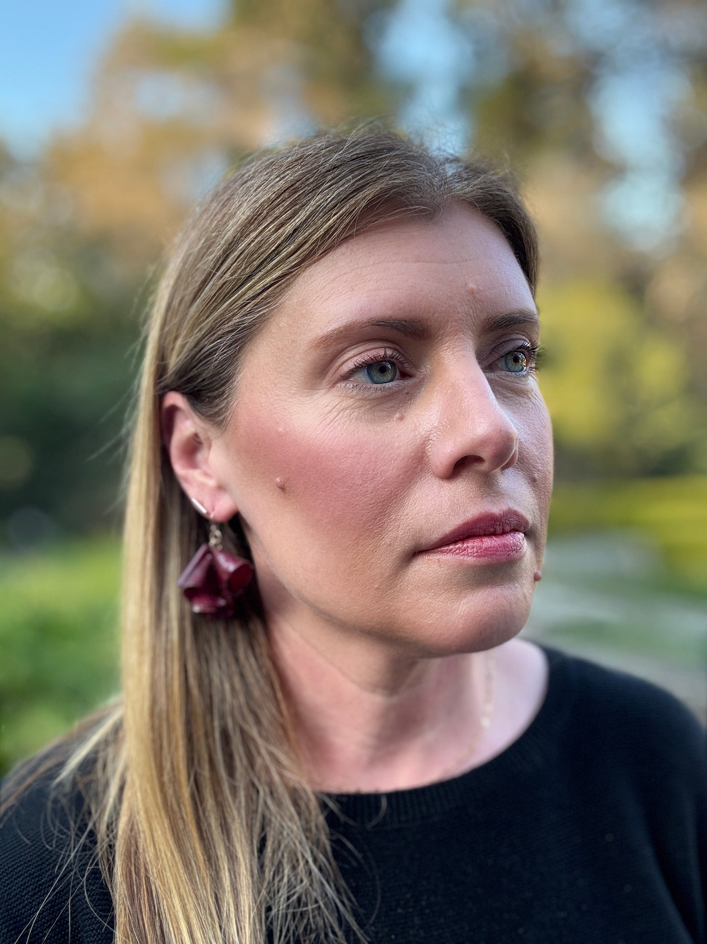 Wooden Earrings from Scraps