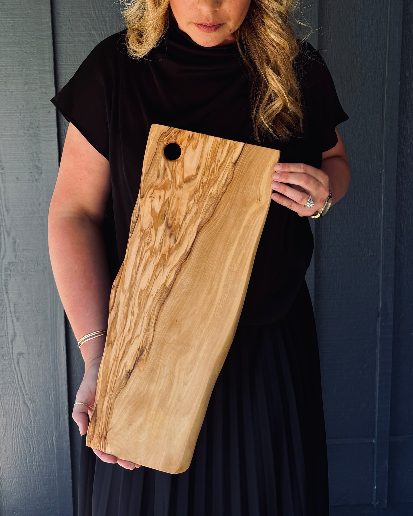 Olive Wood Serving Board — No. 01