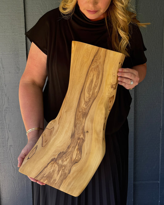 Olive Wood Serving Board — No. 02