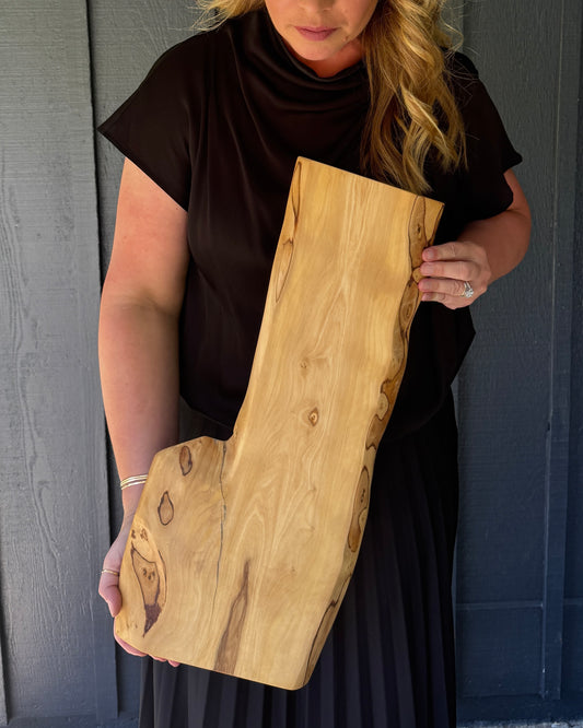 Olive Wood Serving Board — No. 04